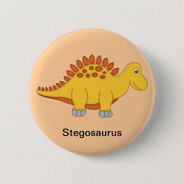 StegosaurusDinosaur Knapp (Framsida)