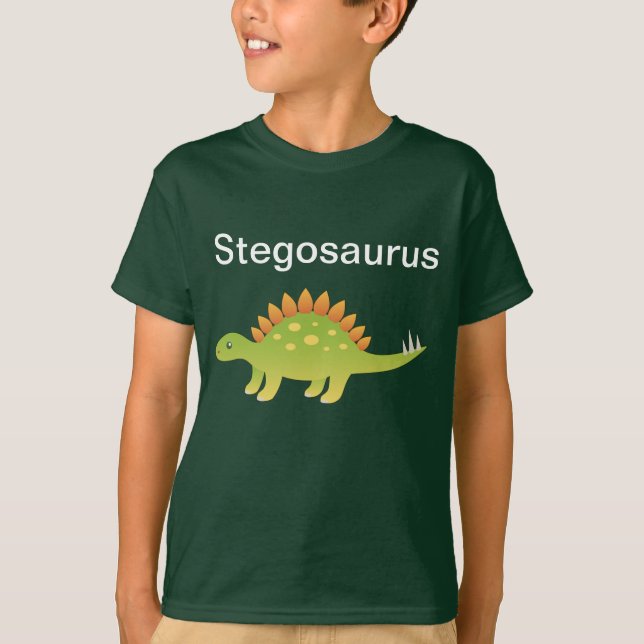 StegosaurusDinosaurT-tröja Tee Shirt (Framsida)