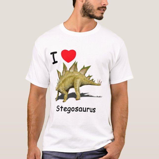 Stegosaurust-skjorta Tee Shirt (Framsida)