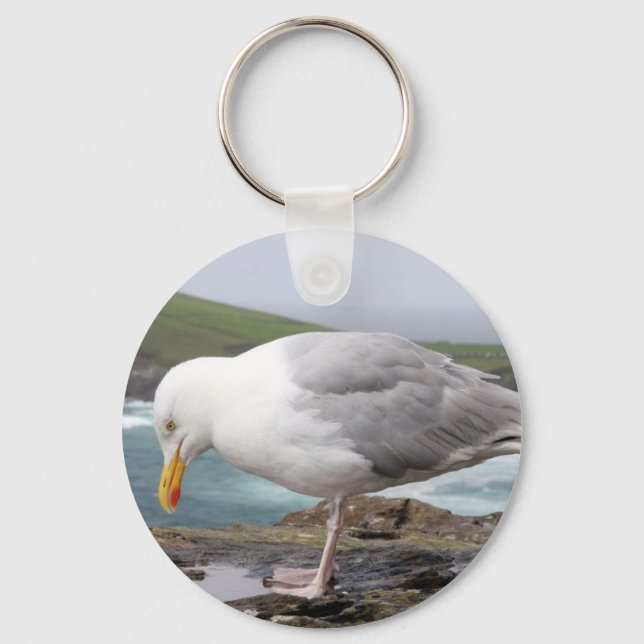 stehende Moewe Nyckelring (Framsida)