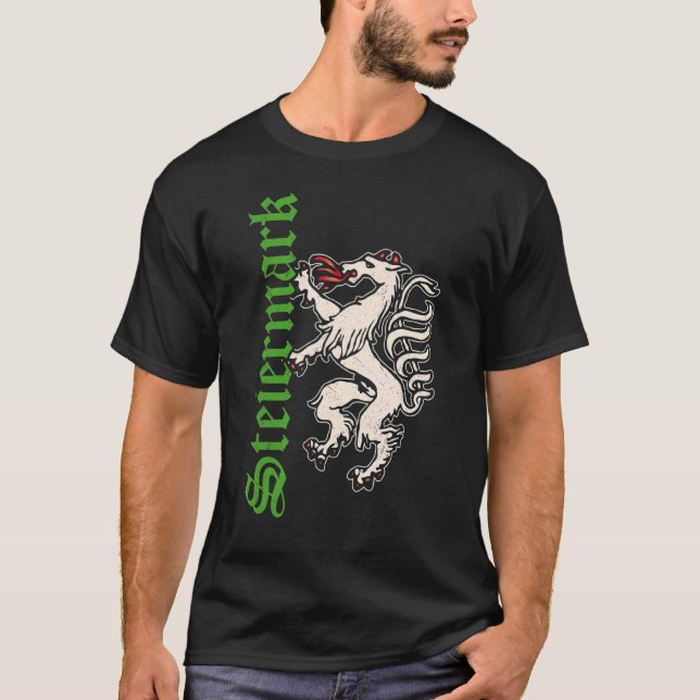 Steierbyar Alpernor Österrike Styrian Traditional  T Shirt (Framsida)