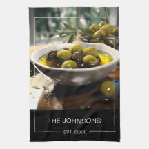 Steilis Black White Photo & Family Namn Monogram