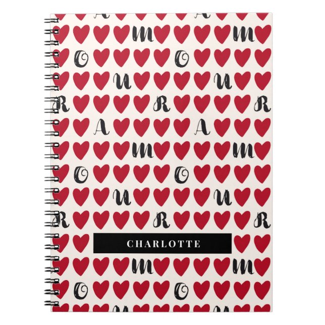 Steilist Kärlek Heart-presentationer för bärbara d Anteckningsbok (Framsidan)