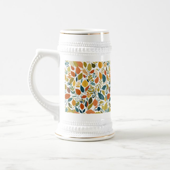 Stein 22 oz - Löv och Nature Mönster Sejdel (Vänster)