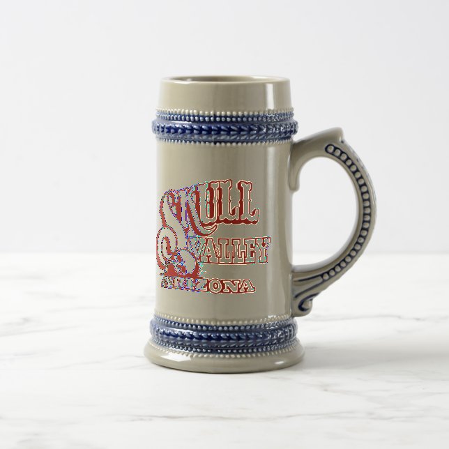 Stein med skalledalen, Arizona logotyp Sejdel (Höger)