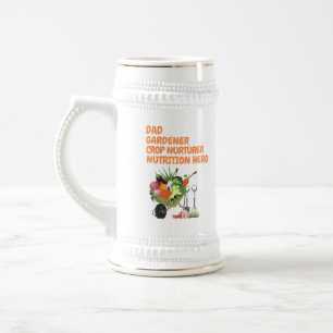 Stein mugg för Pappa Gardener
