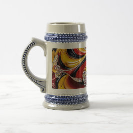 Stein Mugg med belgiskt Färg Design