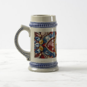 Stein Mugg med colombiansk Färg design