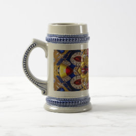 Stein Mugg med Colombias Färg Design
