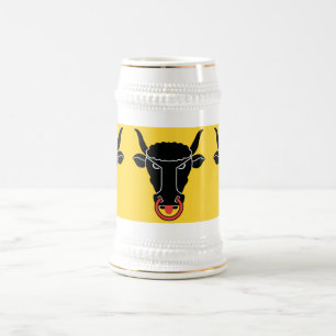 Stein-mugg med flagga för kantonen Uri, Schweiz Sejdel