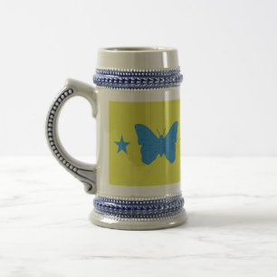 Stein-mugg med flaggan för Bady Bassitt, Brasilien Sejdel