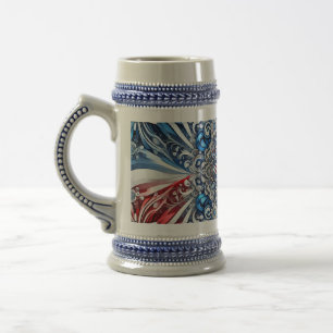 Stein Mugg med Fransk Färg Design