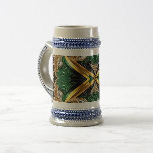 Stein Mugg med Jamaican Färg Design Design