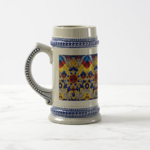 Stein Mugg med rumänsk Färg design