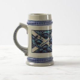 Stein Mugg med Scottish Thistles Design