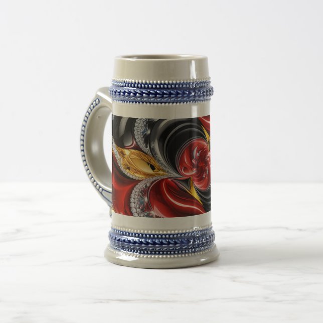 Stein Mugg med tyska Färg Design (Framsida vänster)