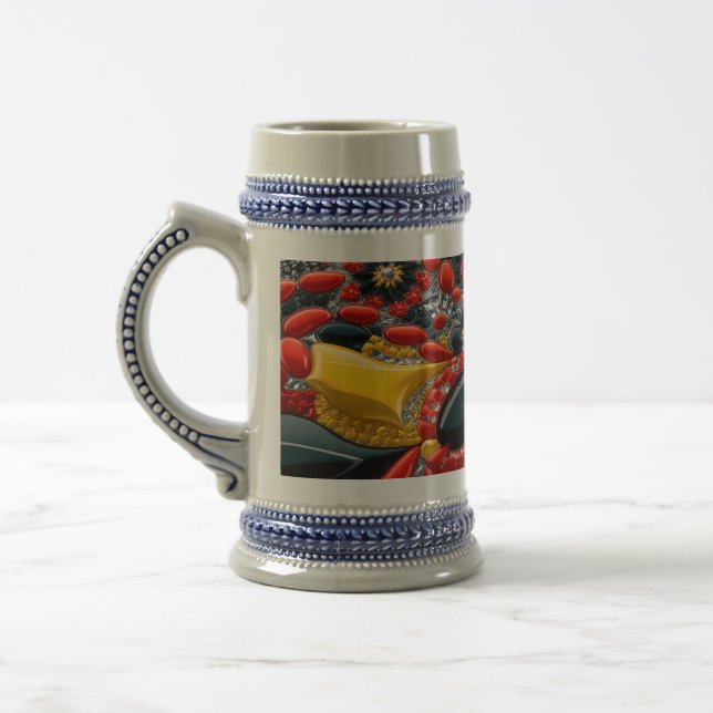 Stein Mugg med Tyskland Färg design (Vänster)
