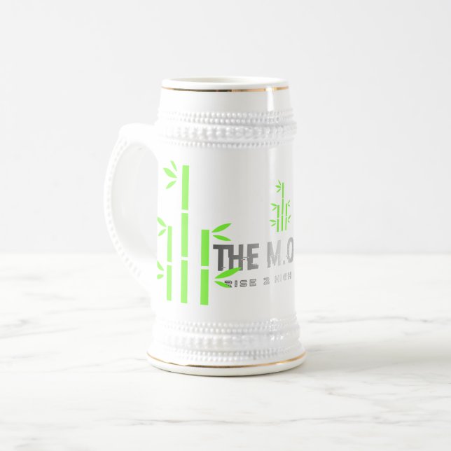 Stein Mugg (Vit/Guld) (Framsida vänster)