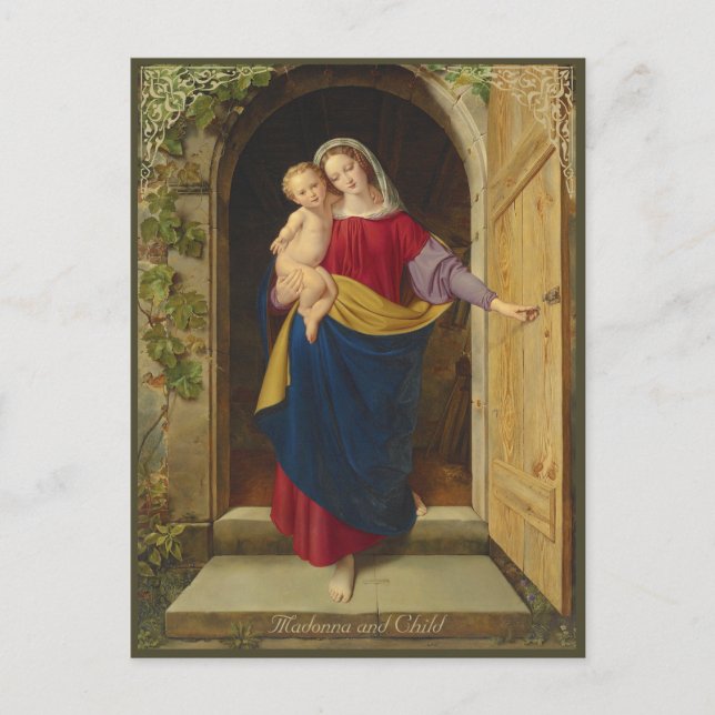 Steinbrück Madonna i verkstadsdörren CC1217 Vykort (Framsida)