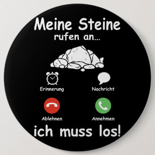 Steine Call Ich Muss Los Geologist Funny Geolog Knapp
