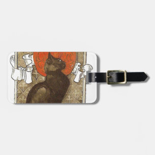 Steinleins katt - Art nouveau Bagagebricka