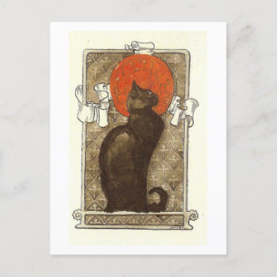 Steinleins katt - Art nouveau Helg Vykort