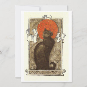 Steinleins katt - Art nouveau Julkort