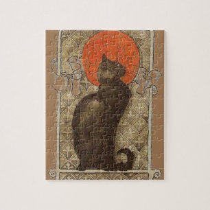 Steinleins katt - reklamen Art nouveau Pussel