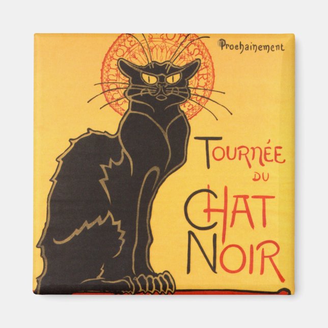 Steinlen: Chatta Noir Magnet (Framsidan)