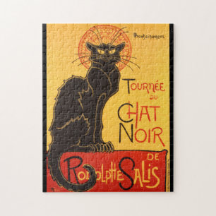Steinlen: Noir chatta Pussel