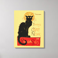 Steinlen Svart Katt Klassisk Fransk Chat Noir Affi