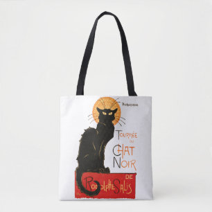 Steinlen Svart Katt Klassisk Fransk Chat Noir Affi Tygkasse