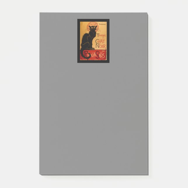 Steinlens Le Chatta Noir Post-it Block (Framsida)