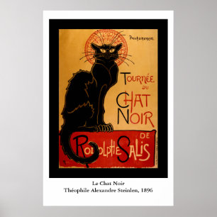Steinlens Le Chatta Noir Poster