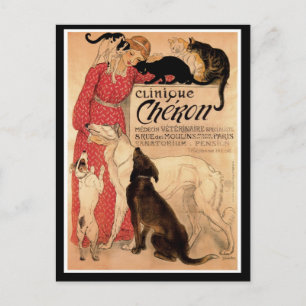 Steinlens Vintage Clinique Chéron Vykort