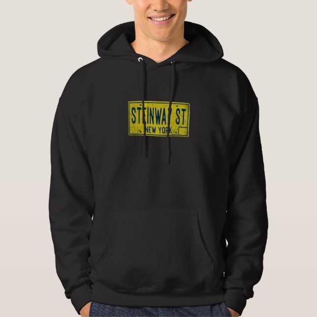 Steinway Street Astoria Queens NY New York Home Re Hoodie (Framsida)