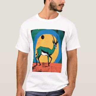 Steistilized african wildlife t shirt