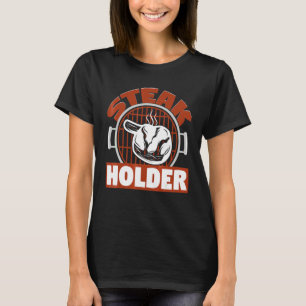 Stek hållare Grilling Master Grillning T Shirt