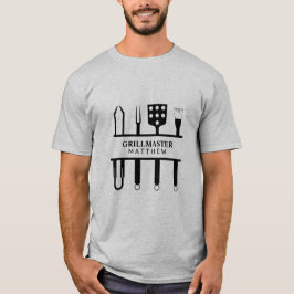 Stekarmästare namn fars dag klassisk svart t shirt
