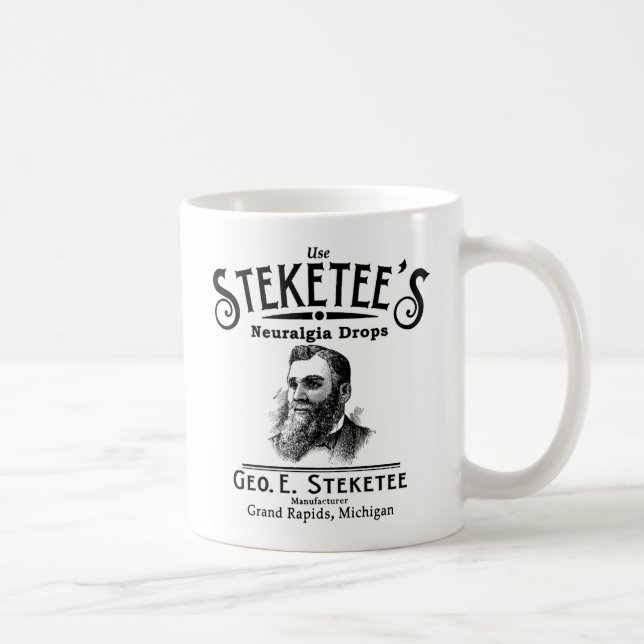 Steketees Neuralgia tappar Grand Rapids, MI Kaffemugg (Höger)