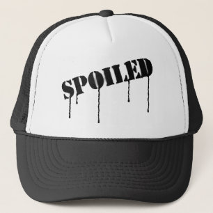 Stekflott målar "spolierade" locket truckerkeps