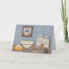 Stekhet julkort för stort tryck för helgkort