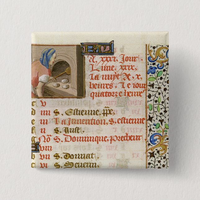 Stekhett bröd, från en bok av timmar knapp (Framsida)