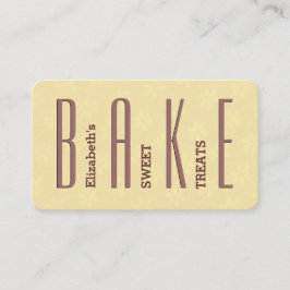 STEKHETT enkelt SMÖR och CHOKLAD för stil V36A1 Visitkort