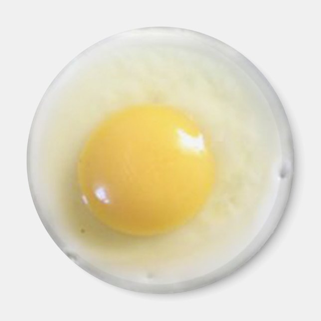 stekt ägg foto magnet (Framsidan)