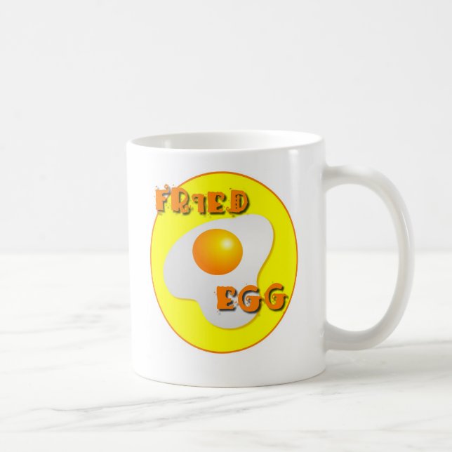 Stekt ägg kaffemugg (Höger)
