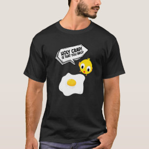 Stekt ägg och kyckling kostym t shirt