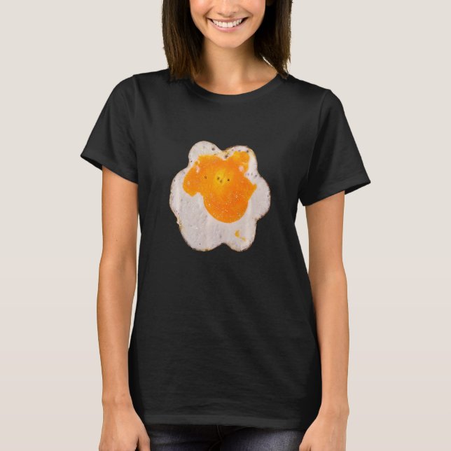 Stekt ägg t shirt (Framsida)