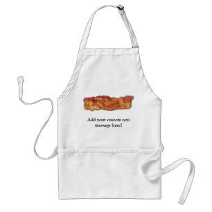 Stekt baconremsa förkläde