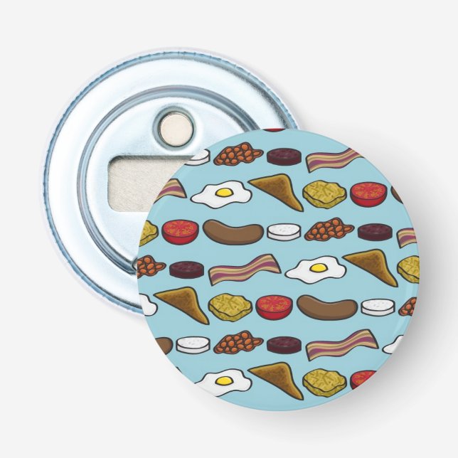 Stekt frukost flasköppnare (Framsidan)